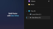 Dev Home Trailer File Explorer Quick Access Menu.webp