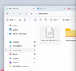 File Explorer Quick Access Downloads Menu System Accent Color and Address Bar Download İcon.webp
