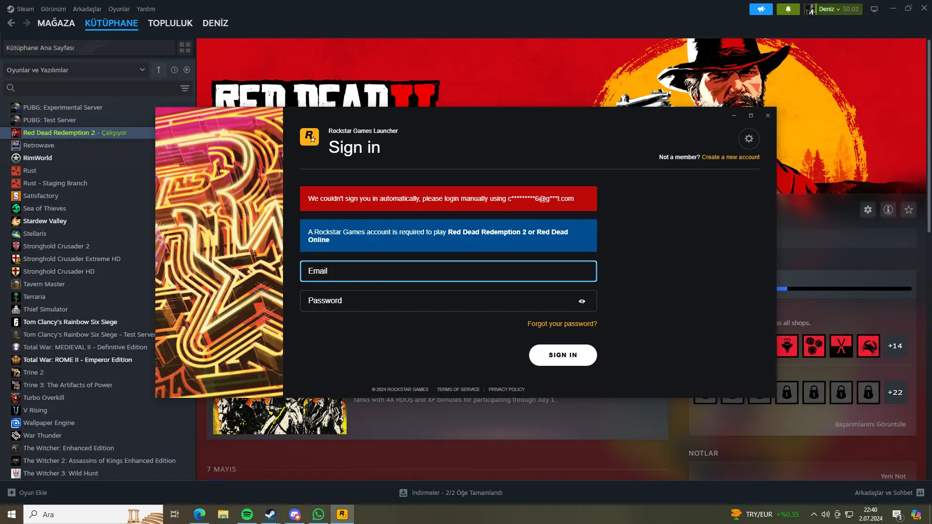 RDR2 Rockstar hesabı istiyor | Techolay Sosyal