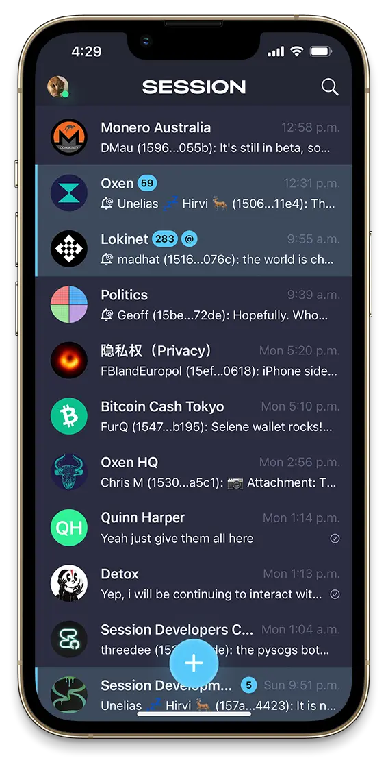 Session Mobile Uygulaması