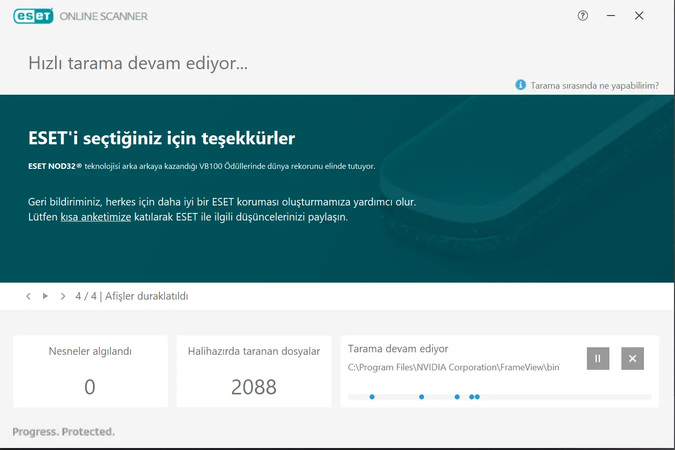 Tarama Süreci