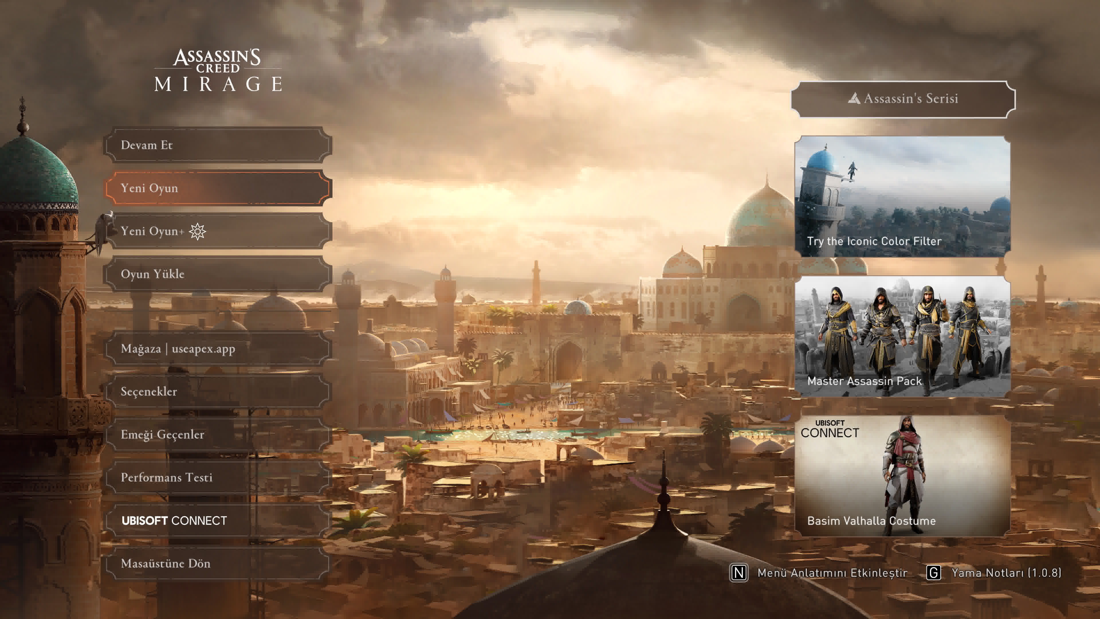 Assassin's Creed Mirage Türkçe Yama Görüntüsü 1.webp