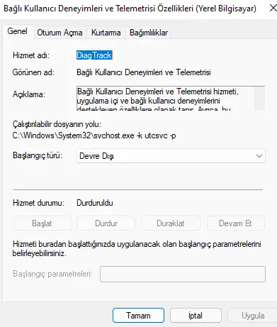 Bağlı Kullanıcı Deneyimleri ve Telemetrisi.webp