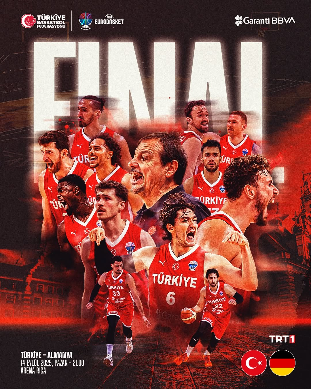 FİNAL GÜNÜ! 🇹🇷FIBA 2025 Avrupa Şampiyonası finalinde 12 Dev Adam’ın rakibi Almanya. 🏀🇹🇷 Tür.webp