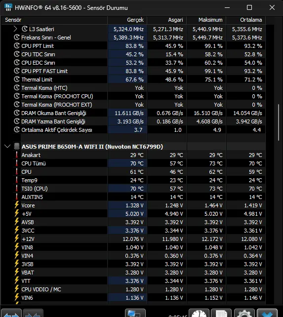 HWiNFO® 64 v8.16-5600 - Sensör Durumu 11.12.2024 16_12_35.webp