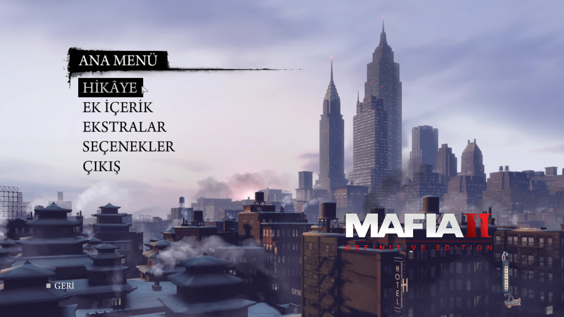 Mafia II Definitive Edition Türkçe Yama Oynanış Görüntüsü 1.webp