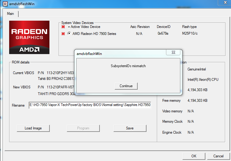 mismatch error when factory flashing 850.webp
