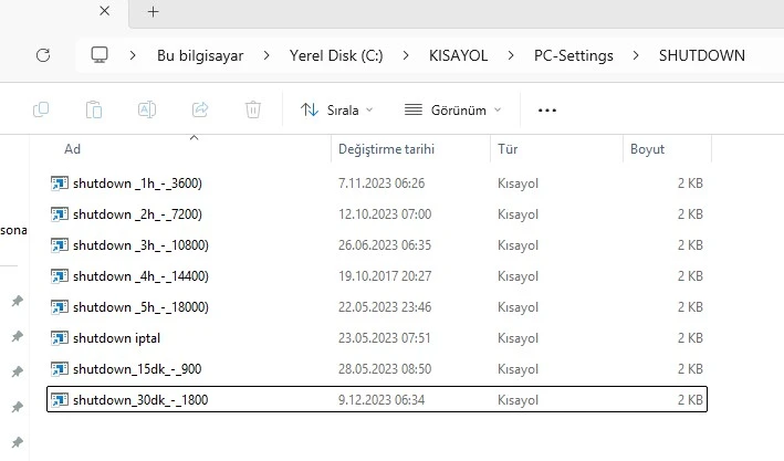 PC otomatik kapatma veya iptal etme.webp