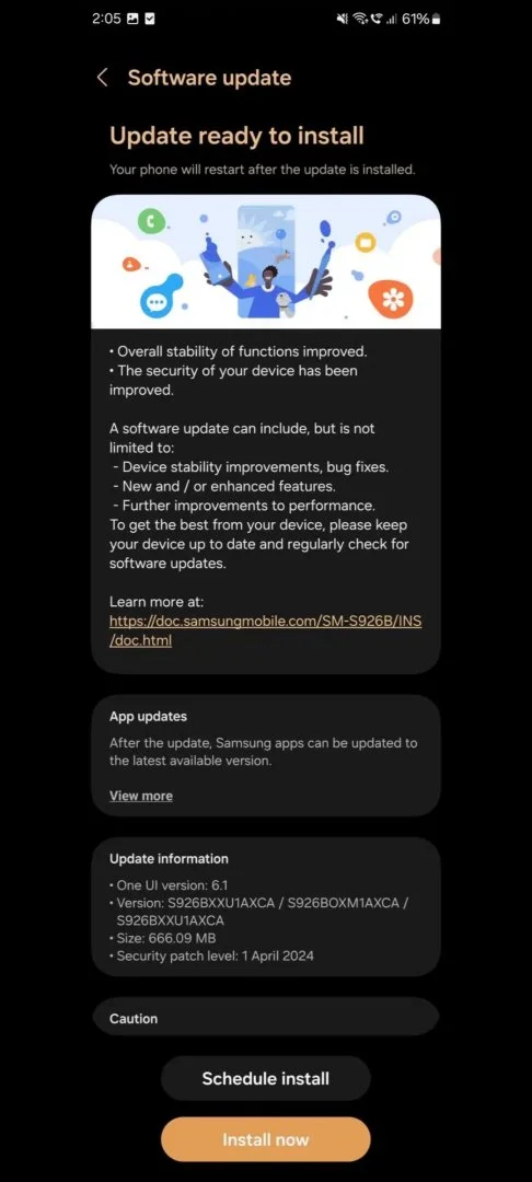 Samsung'un Yeni Güncellemesi.webp