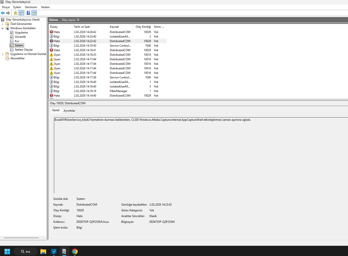 sistem bosda hata.webp