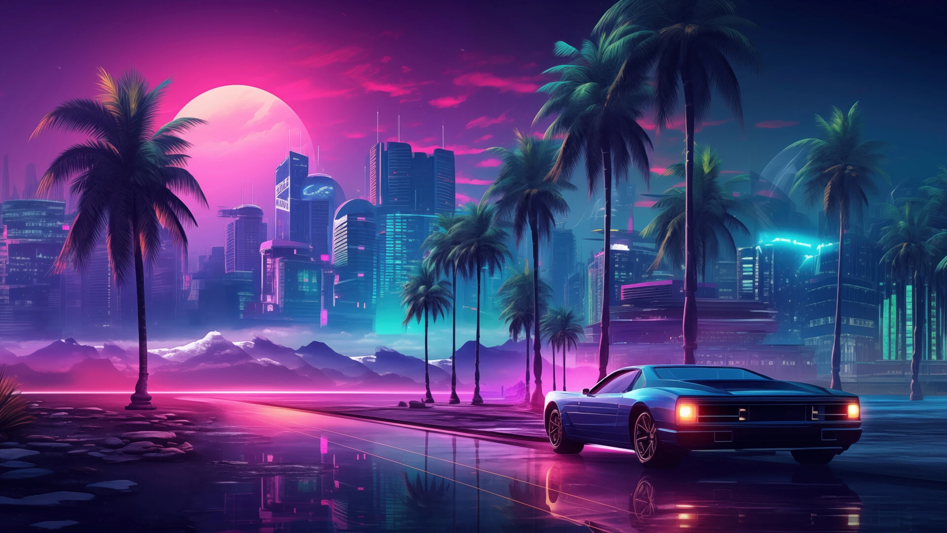 sunset-synthwave-sports-car-city-palm-trees-digital-art-hd-wallpaper-uhdpaper.com-216@1@n.webp