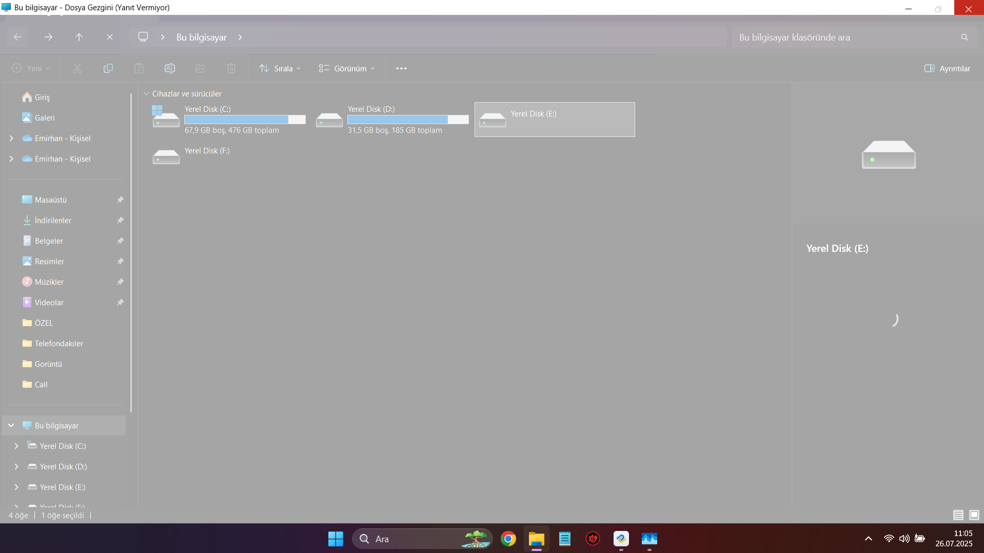 window yanıt vermiyor sürekli.webp