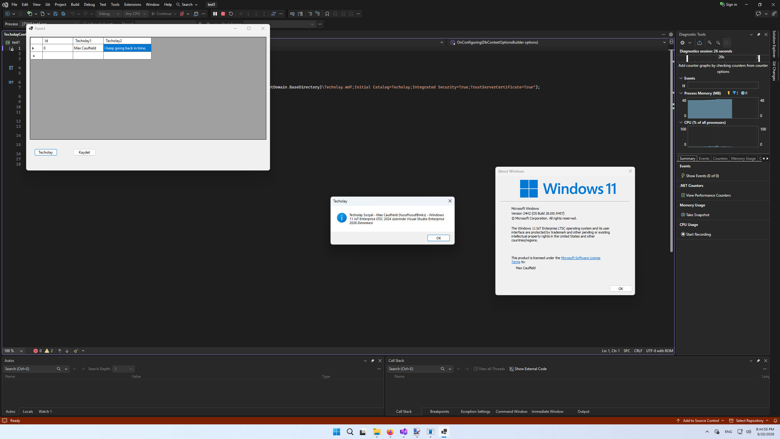 Windows 11 LTSC 2024'te Visual Studio 2026 Çalışıyor 4.webp