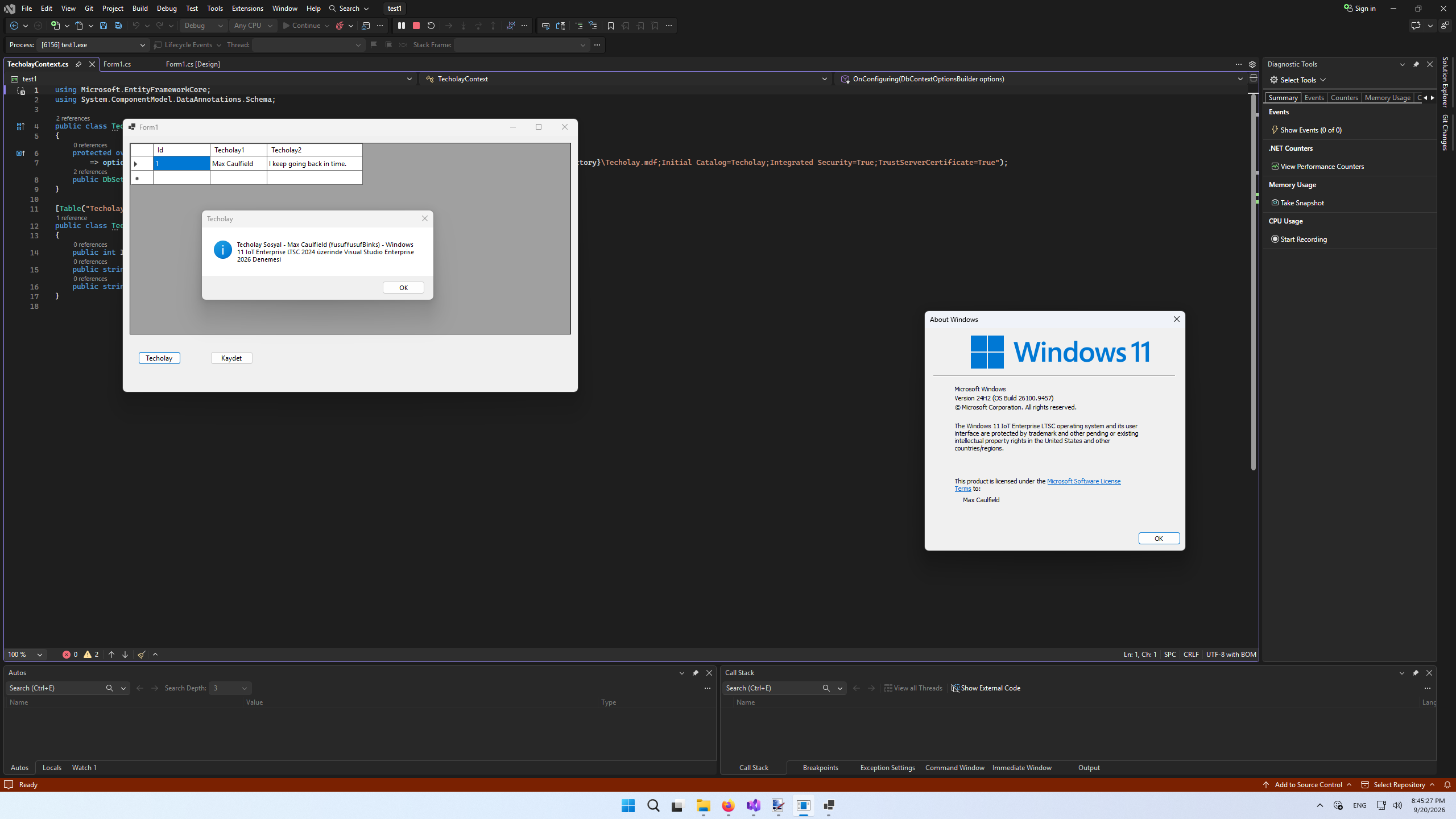 Windows 11 LTSC 2024'te Visual Studio 2026 Çalışıyor 5.webp
