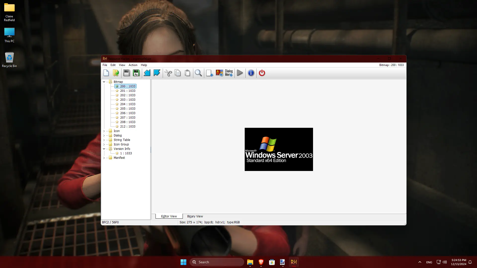 windows xp logo ekran koruyucusunda whistler kalıntısı var 3 - x64 edition'daki hali.webp