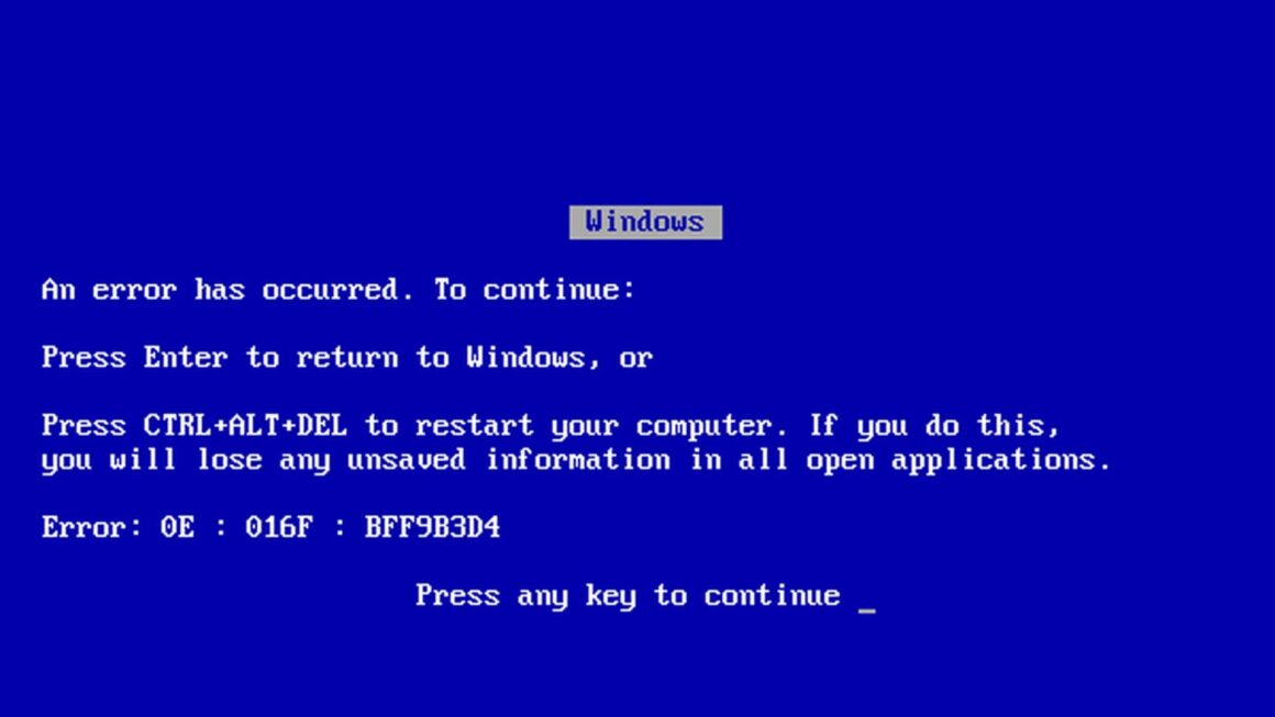 Linux Mavi Ekran