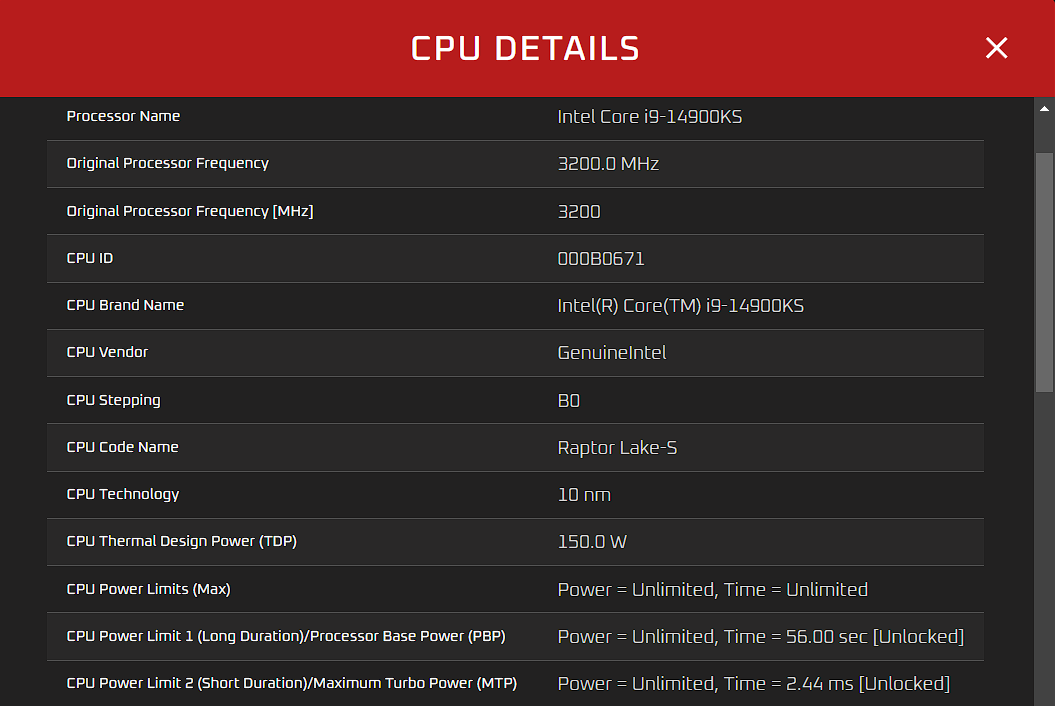 Intel Core i9-14900KS Sınırlı Sürüm CPU Sızıntısı: 6,2 GHz'e Kadar Saat, 100C'nin Üzerinde Sıcaklık & 400W+ Güç Tüketimi 2
