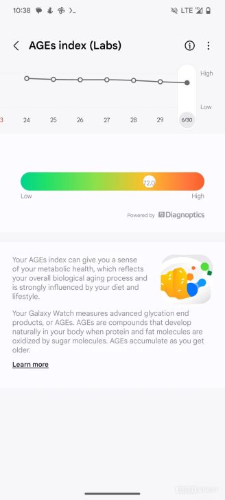 Samsung Sağlık uygulaması güncellemesi
