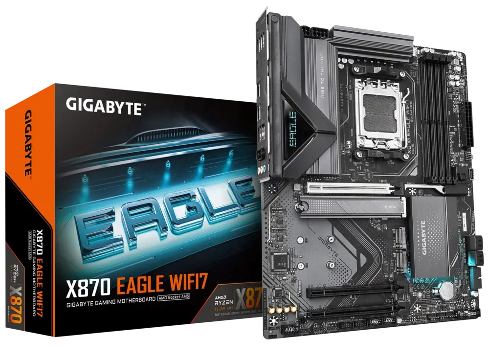Gigabyte X870 EAGLE WiFi 7 Anakart: 18 Güç Fazları, DDR5-8000'e Kadar ve 256 GB Destek, EZ Özellikler