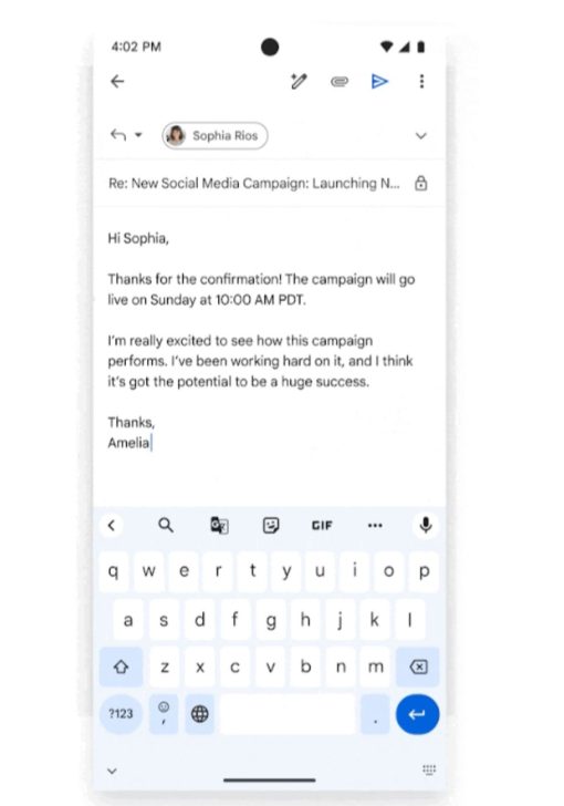Gmail gets smart replies