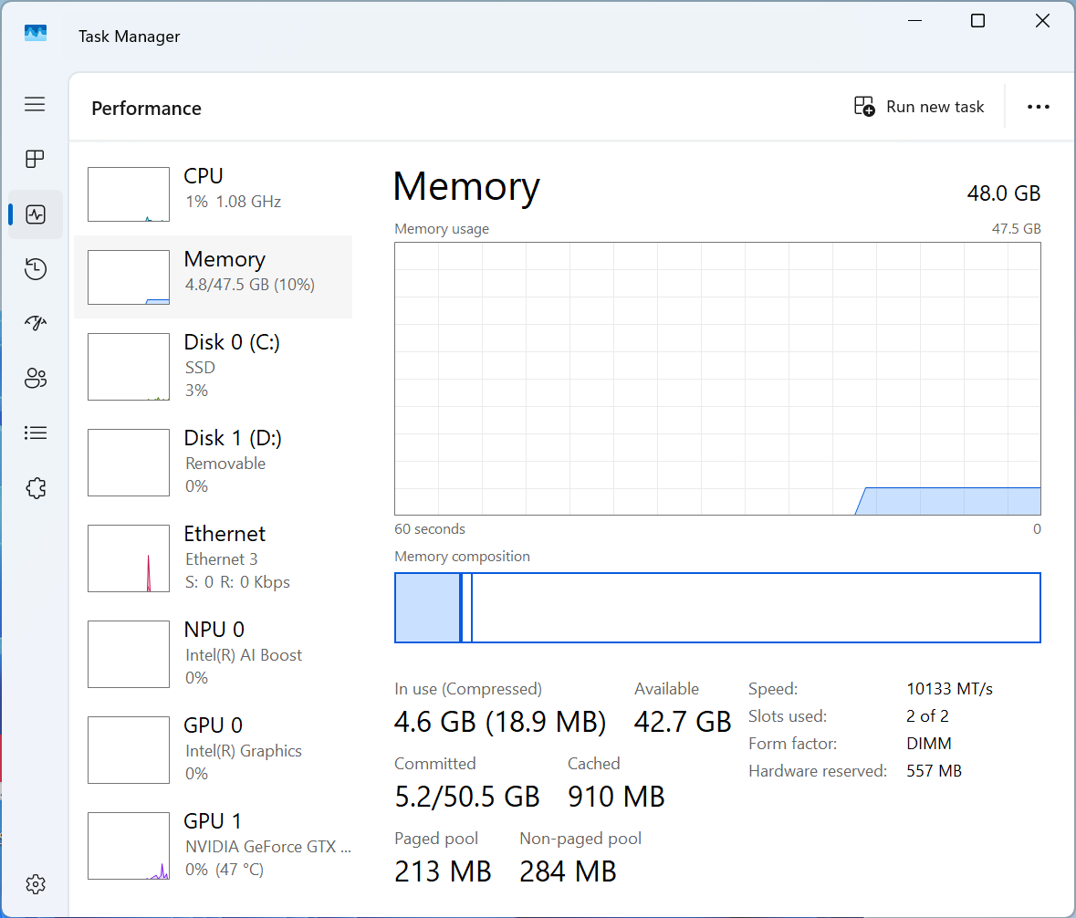 V-Color 48 GB 10133 MTs
