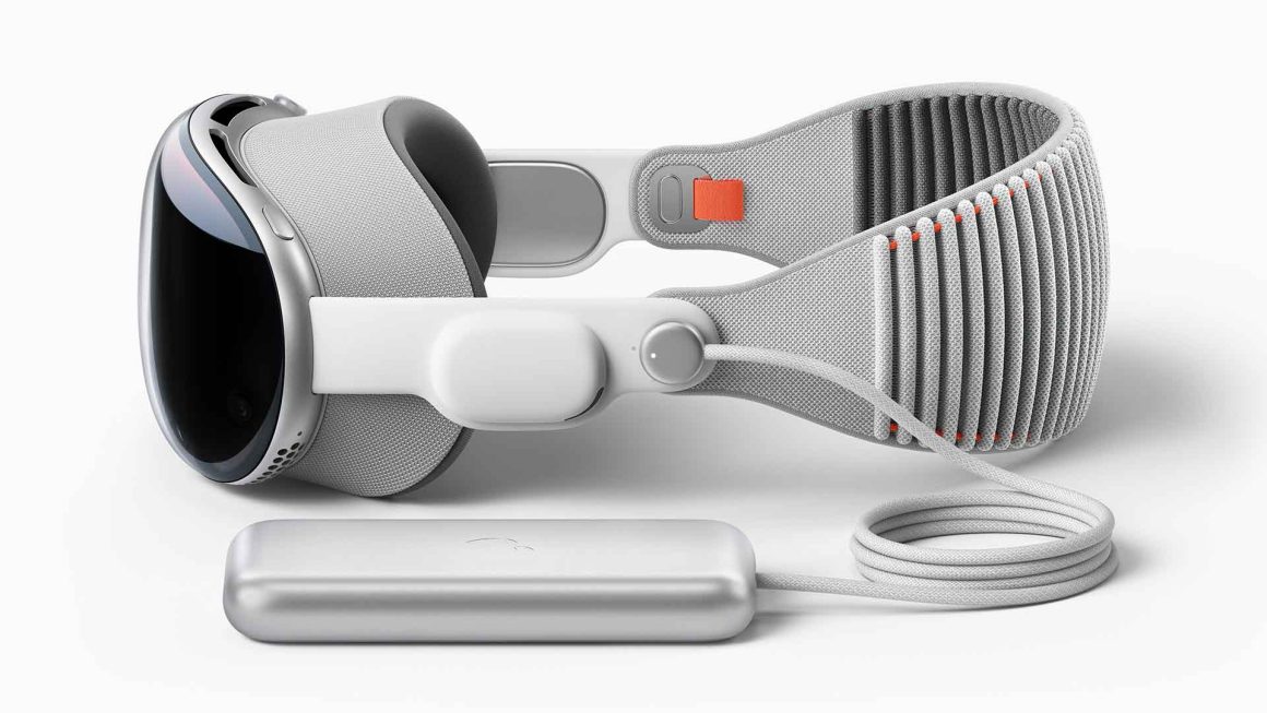 Apple Vision Pro'ya ait bir görsel.