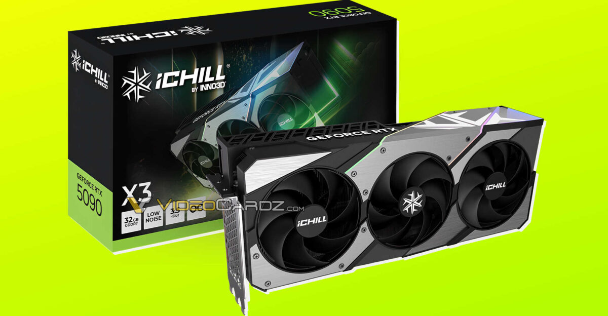 Inno3D GeForce RTX 5090 iChill X3 Kutu ve GPU