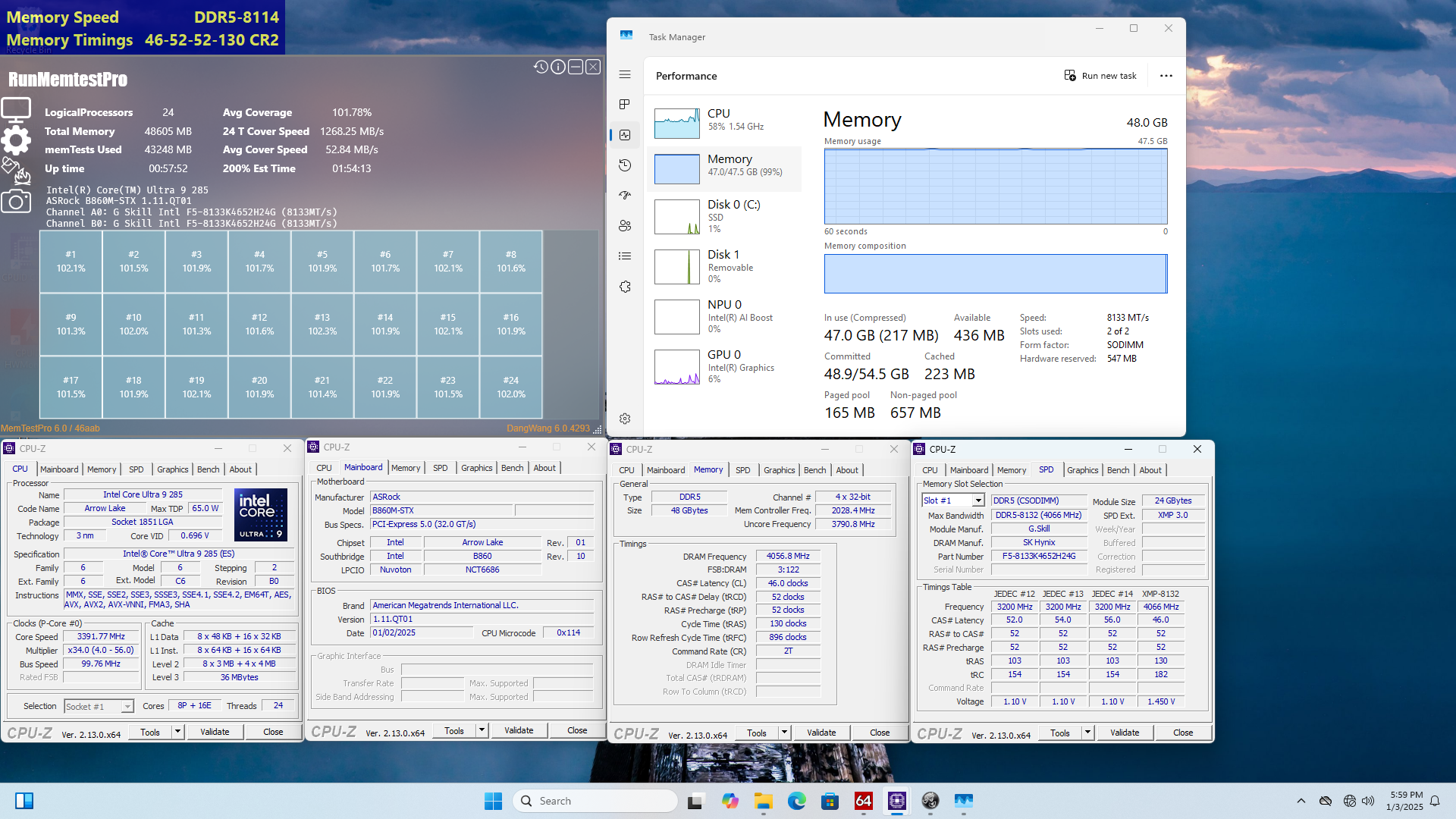 ASRock DeskMini B860 için Hız Aşırtmalı DDR5 Bellek Tanıtıldı