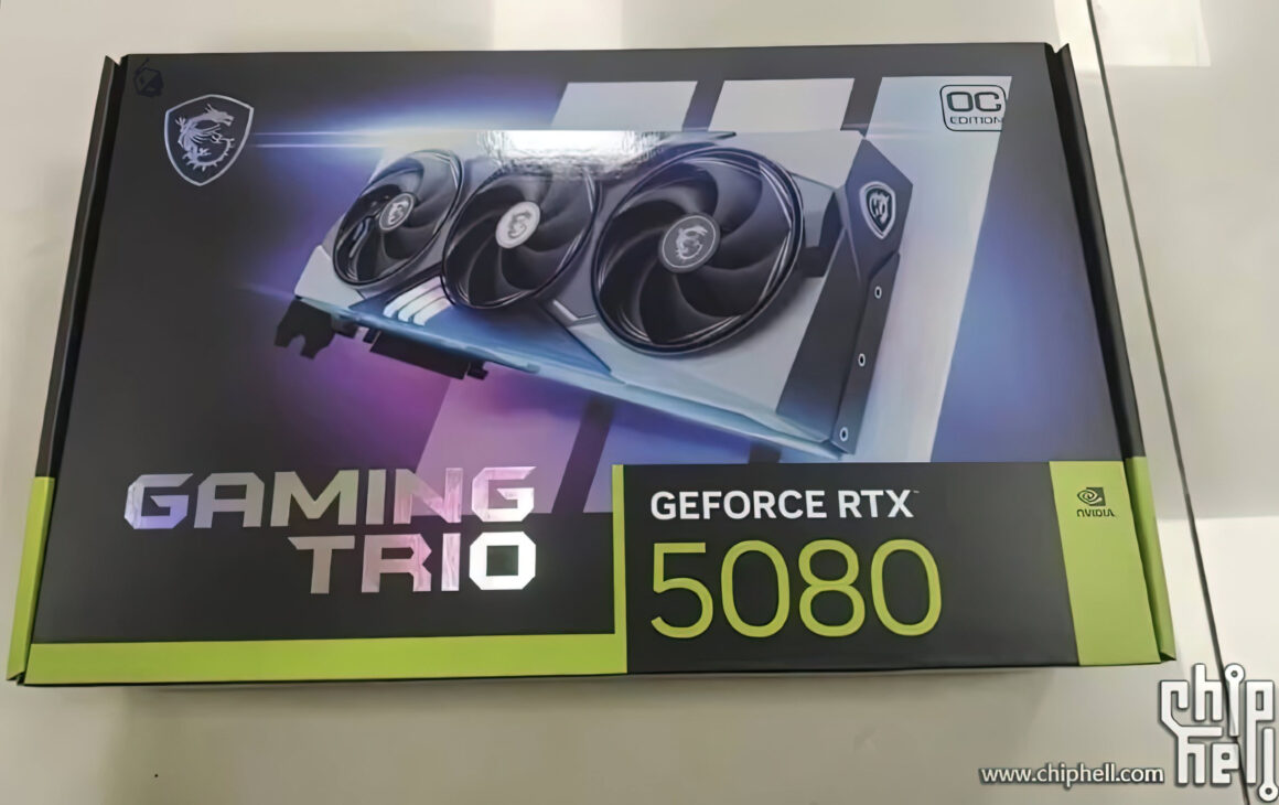 NVIDIA GeForce RTX 5080 GPU Özel Modeli Sızdırıldı