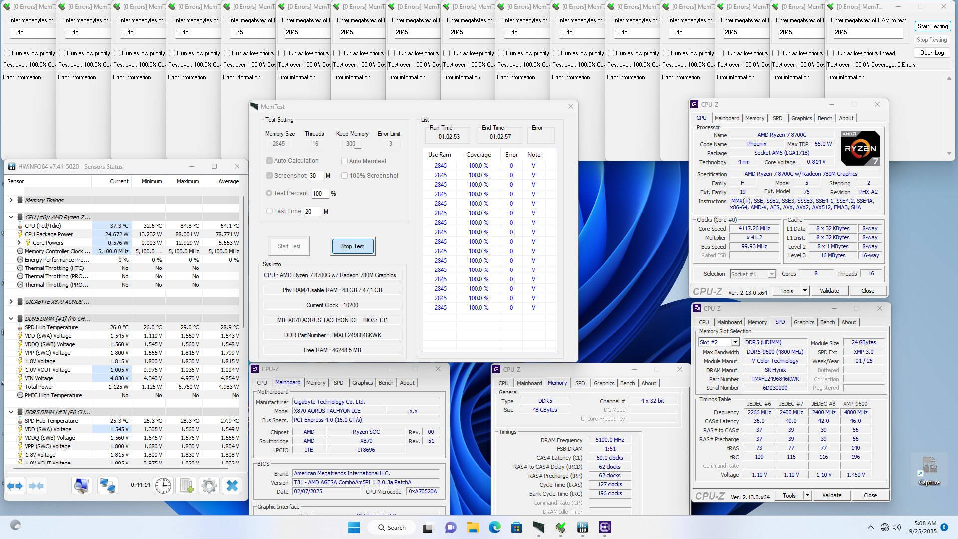 10200 MTs V-Color 2x 24GB