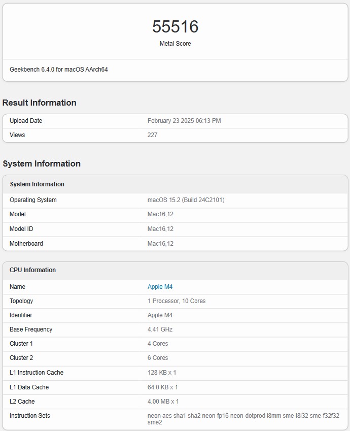 M4 MacBook Air GPU Benchmarks against OLED iPad Pro