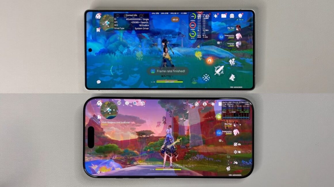 Galaxy S25 Ultra, Genshin Impact’te iPhone 16 Pro Max’e Karşı 60 FPS’de Kaldı