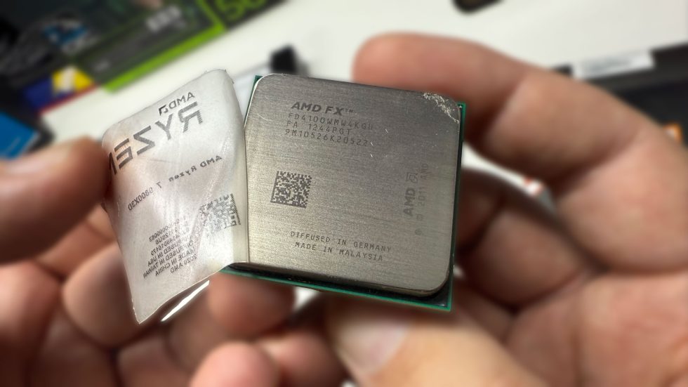 FX 4100 sahte Ryzen 7 9800X3D