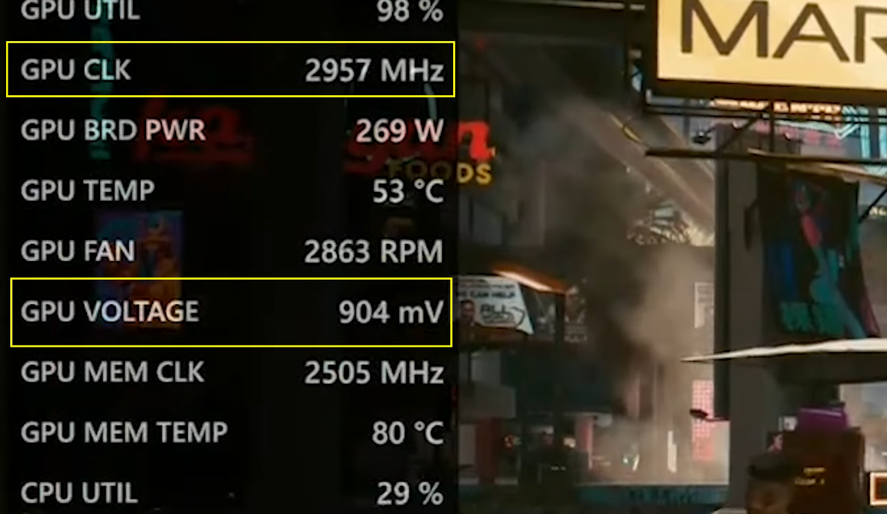 2.9 GHz undervolted RX 9070