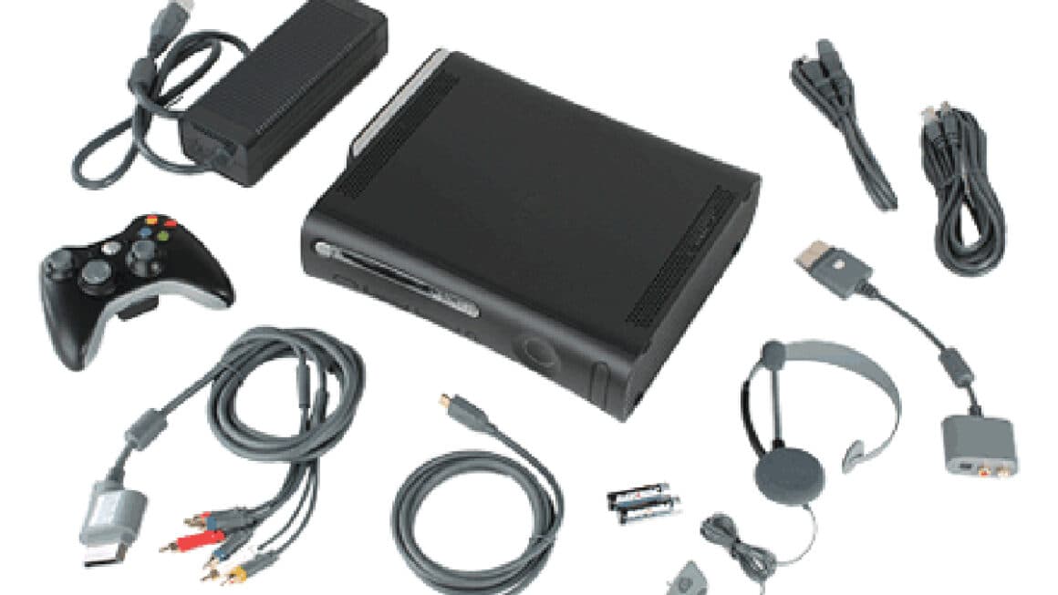 Xbox 360 aksesuarları.