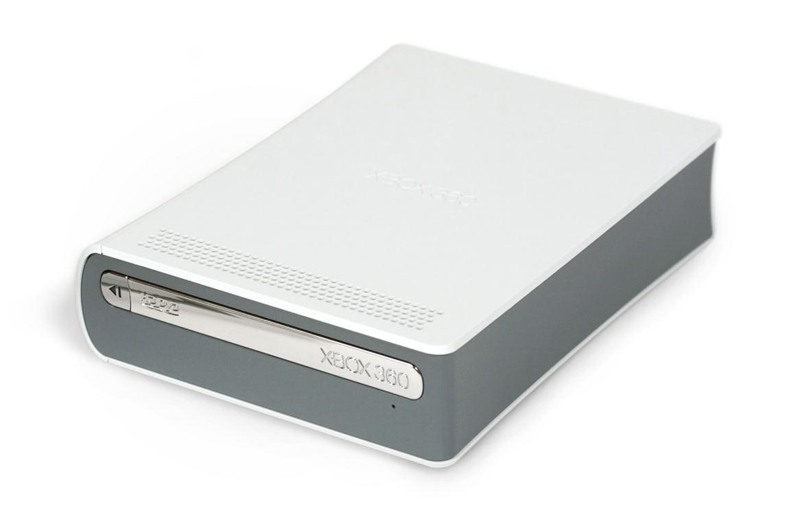 Xbox 360'a takılabilen HD DVD aksesuarı.
