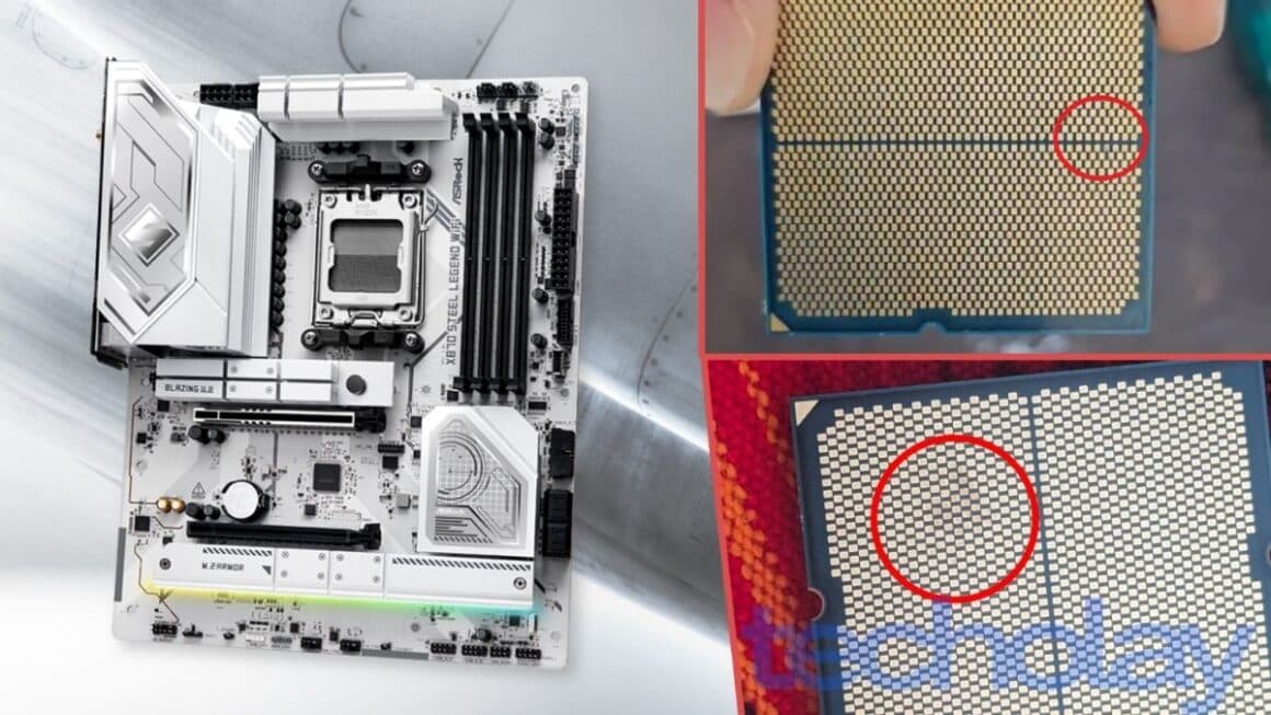 ASRock X870 Anakartlar, Ryzen 9000 Serisi İşlemcileri Yakıyor: Kullanıcılar Gri CPU İzi Sorunundan Şikâyetçi
