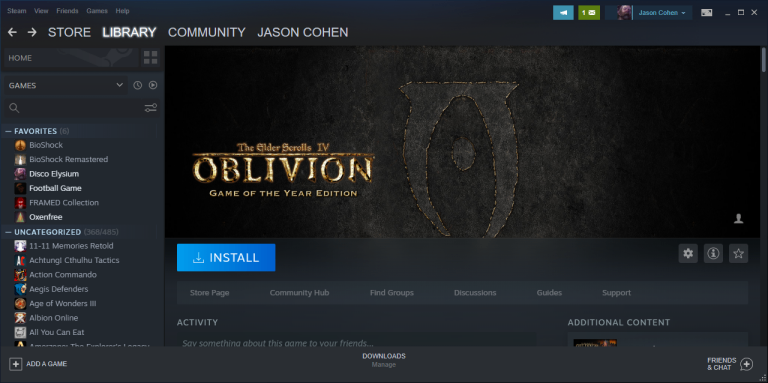 Steam kütüphanesinde Linux desteği bulunan bir oyun.