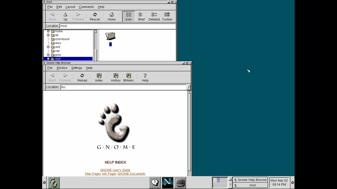 GNOME masaüstü ortamının 1.0 sürümü