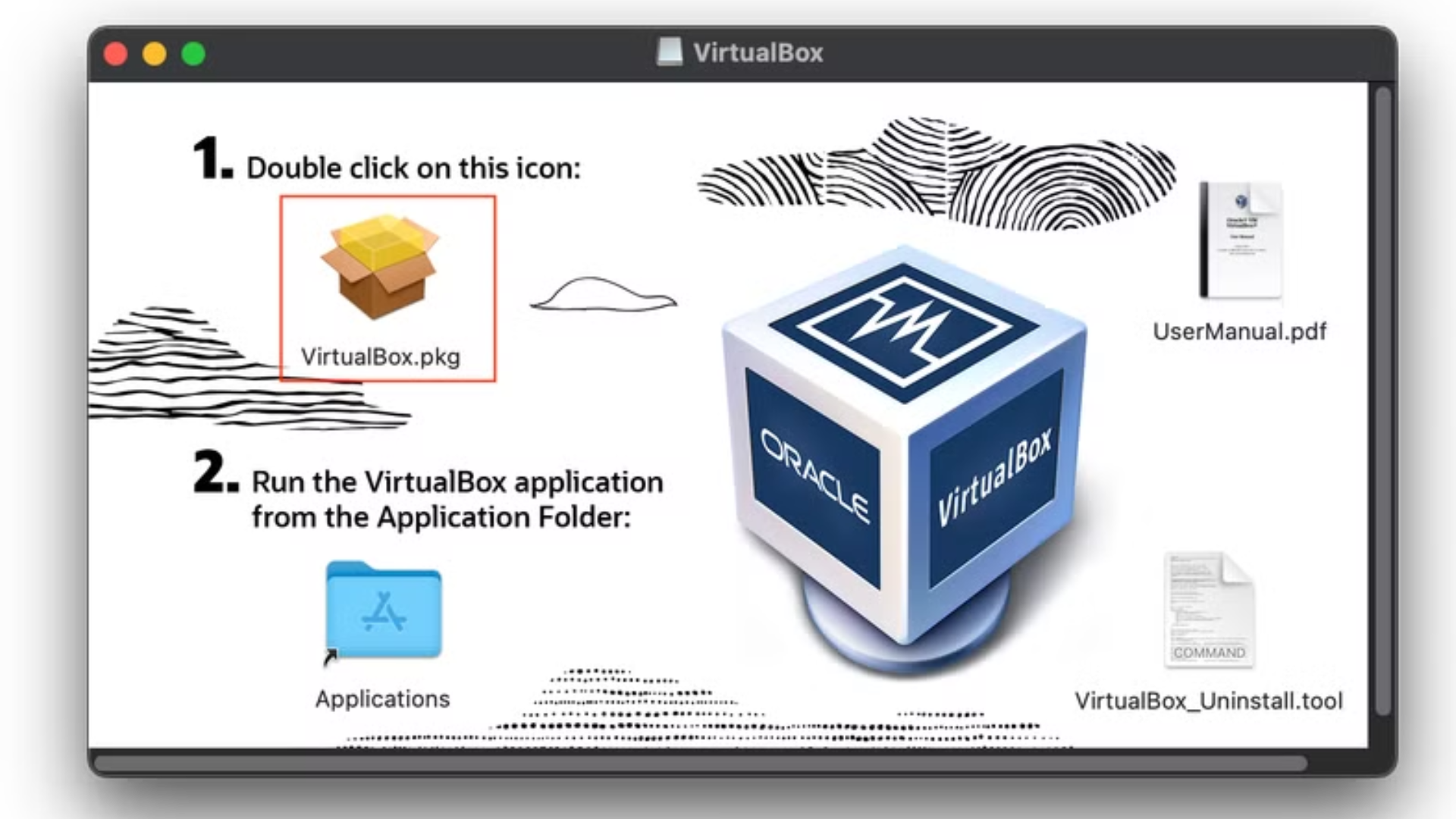 VirtualBox uygulama içi görüntü