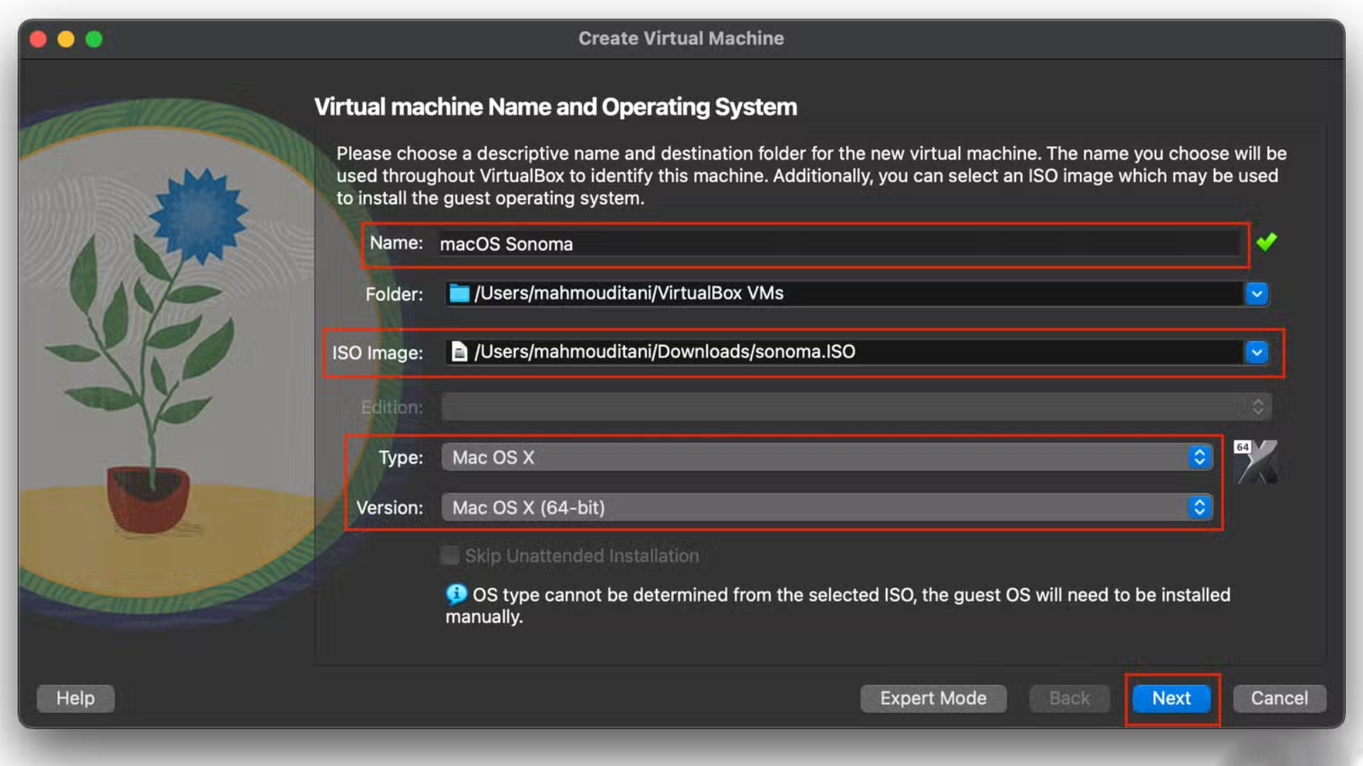 VirtualBox uygulama içi görüntü