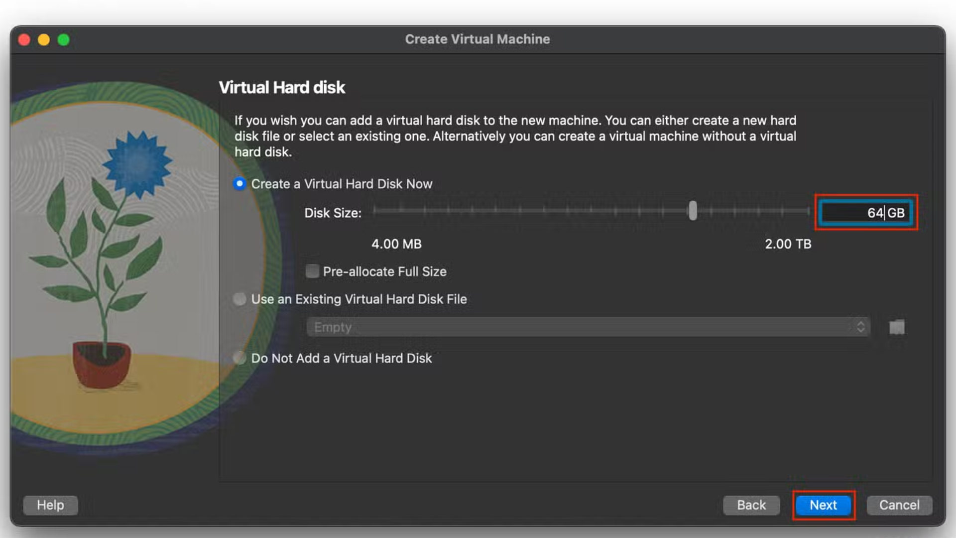 VirtualBox uygulama içi görüntü