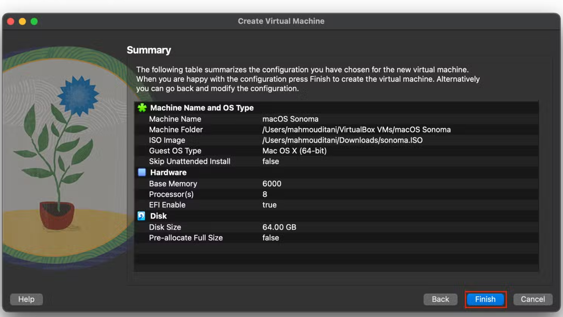 VirtualBox uygulama içi görüntü
