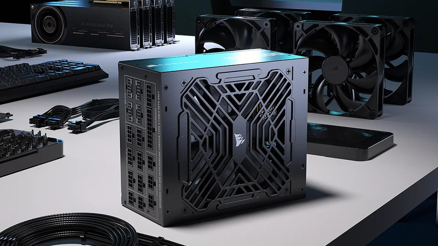 Ws3000 CORSAIR, İş İstasyonları için 3000W ATX 3.1 Uyumlu Güç Kaynağı WS3000'ü ...