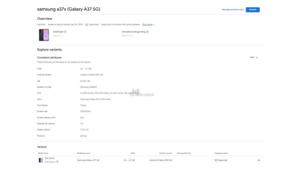 Galaxy A37 ve Galaxy A57 1