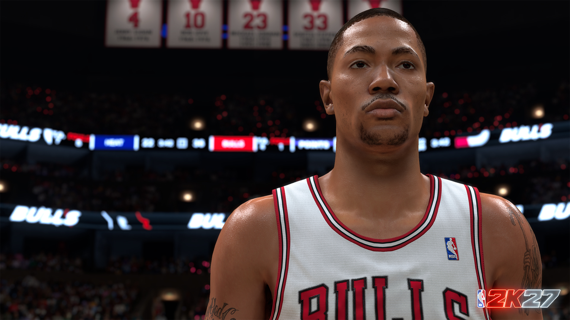 NBA 2K27 Derrick Rose oyun içi görüntüsü