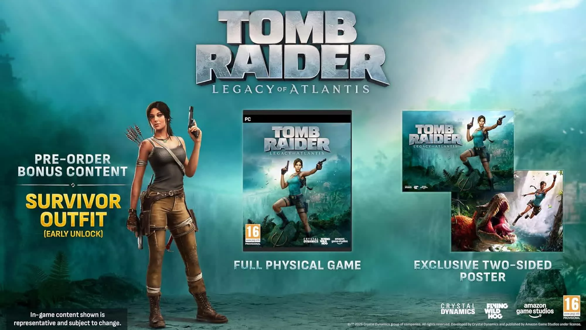 Tomb Raider: Legacy of Atlantis PC'ye Diskli Geliyor