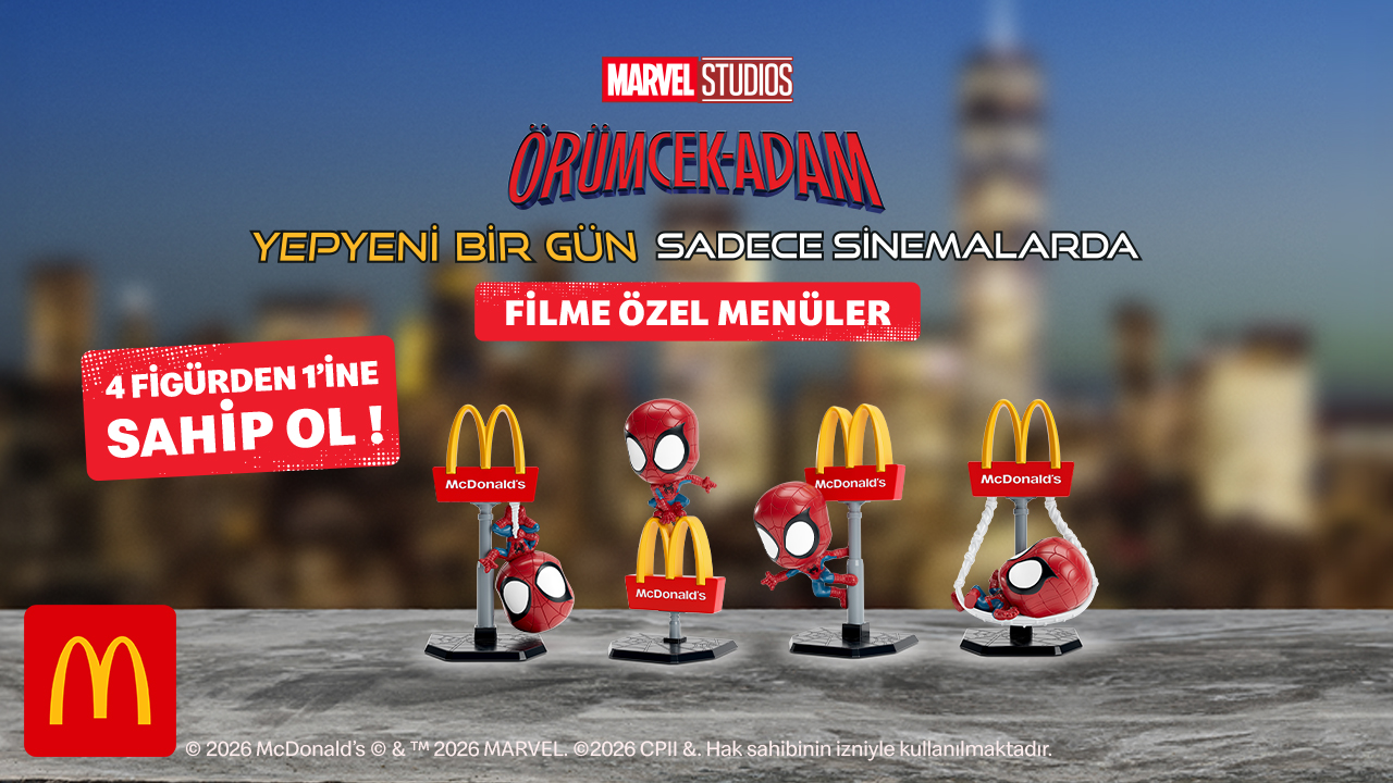 McDonald’s Örümcek Adam koleksiyon figürleri