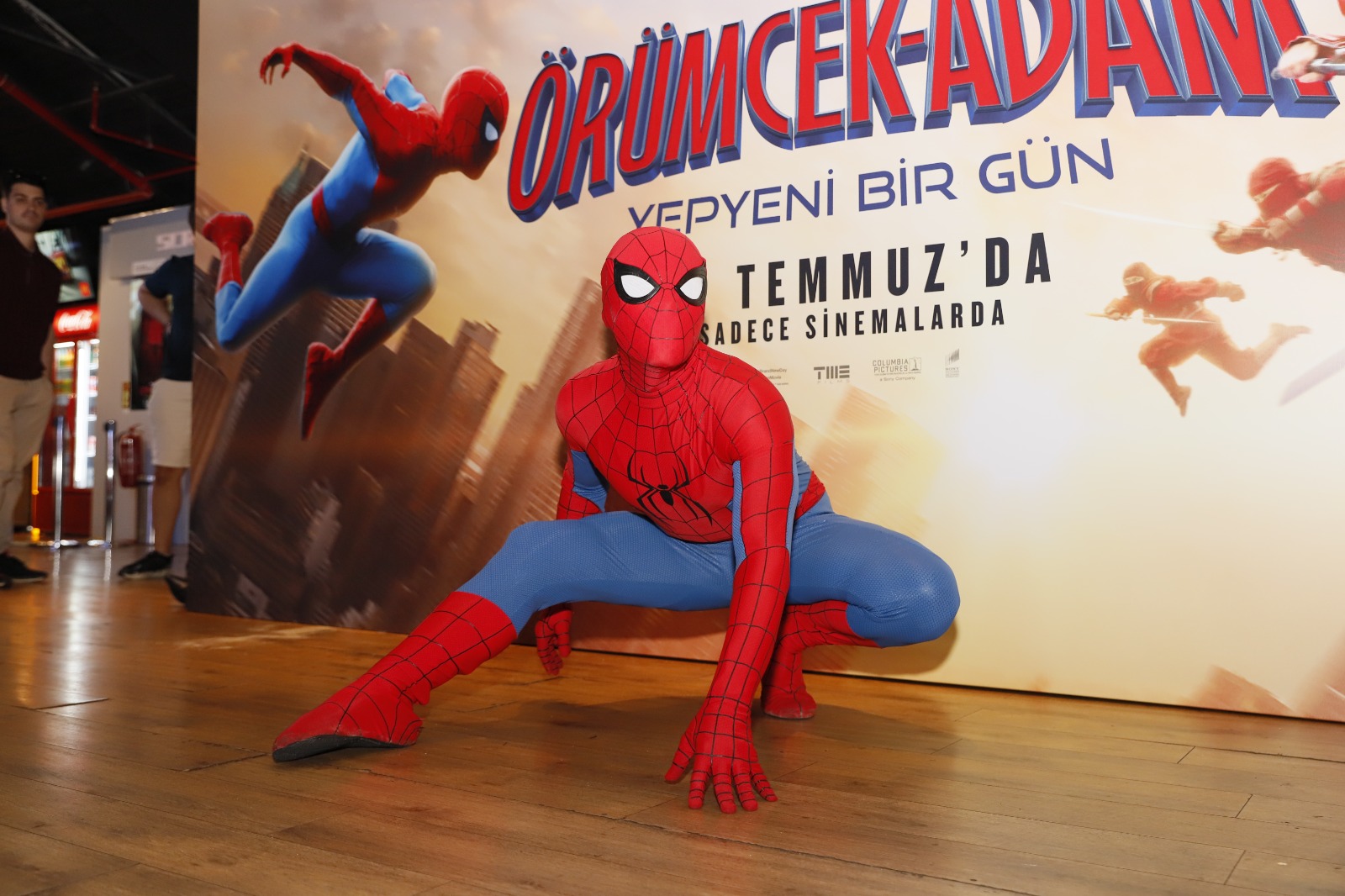 Örümcek Adam Yepyeni Bir Gün filminin Kanyon AVM galası