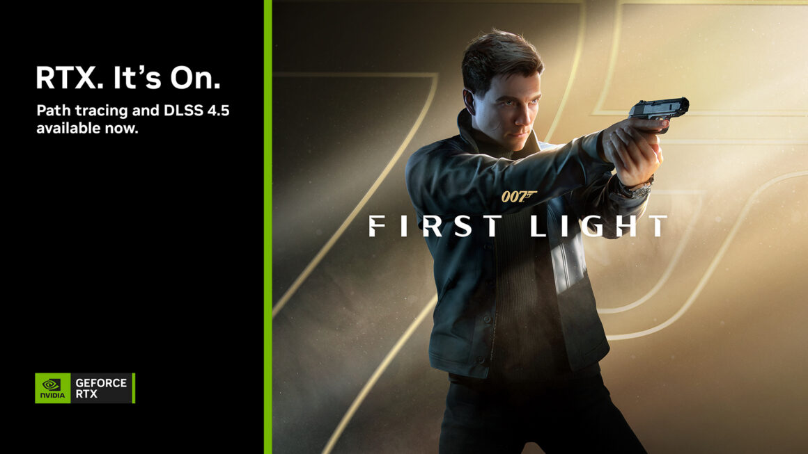 007 First Light path tracing ve DLSS Ray Reconstruction